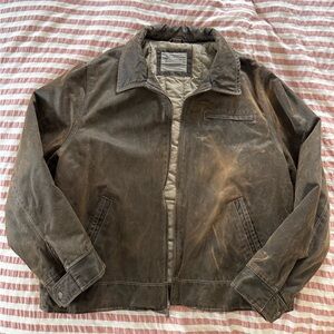 Columbia brown faux leather jacket
